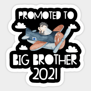 Boy Big Brother Aircraft 2021 announce new generation 2021 Sticker